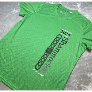 Sacramento Shamrock 5-10K Running Shirt Womens L Green Leslie‎ Jordan 2024
